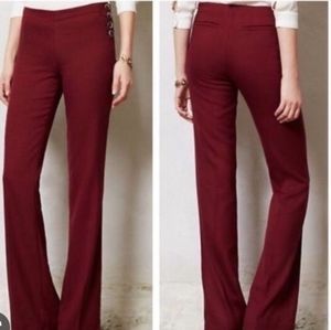CLEANOUT SALE Anthropologie Maroon Knit Pants